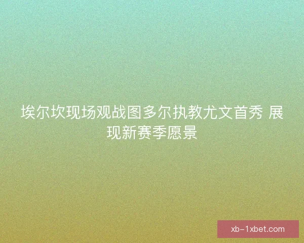 埃尔坎现场观战图多尔执教尤文首秀 展现新赛季愿景
